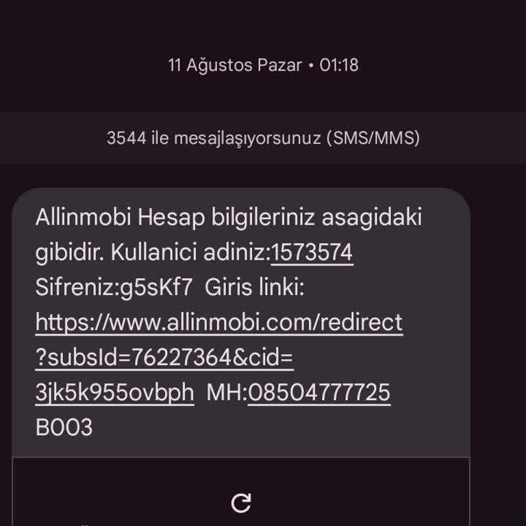 Allinmobi Onayımı Olmadan Site Kaydı SMS Onayı Yapıldı