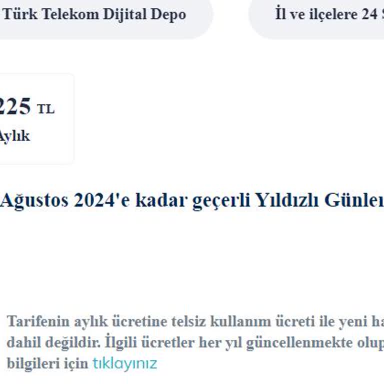 Türk Telekom Tarife Başvurusu İptali Ve Yüksek Ücret Talebi