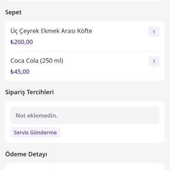 Getir Yemek Haksız Sipariş İptali