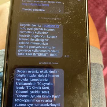 Digiturk Yarı Ticari İnternet Paketini Evrak Eksik Diyerek Kesti!