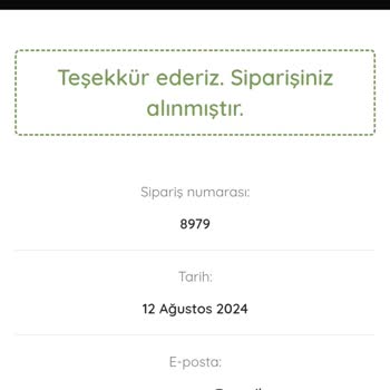 Melvien Ürünümü Göndermiyor, Paramı Da İade Etmiyor.
