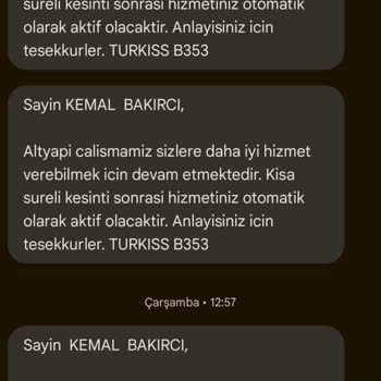TURKISS İnternet Hizmeti Ve Altyapı Sorunları Hakkında Önemli Bilgilendirme