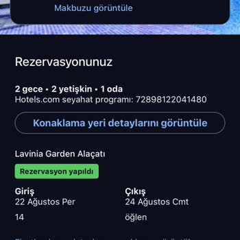 Hotels.com Hotels Pişmanlık Ücret Ödememe Rağmen Otele Giriş Yapamadım