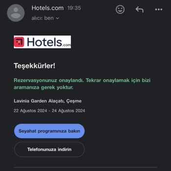 Hotels.com Hotels Pişmanlık Ücret Ödememe Rağmen Otele Giriş Yapamadım