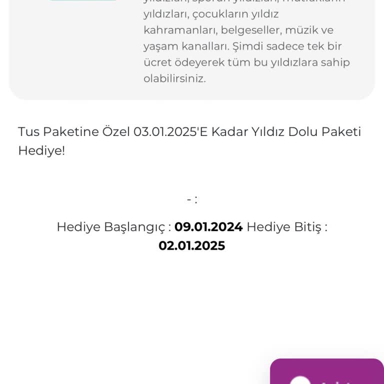 Digiturk Ücretli Hediye Paketine Ekstra Ücret İstemesi