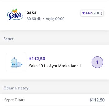 Getir Saka Su Teslimat Yapmadı Ve Yalan Beyanda Bulundu