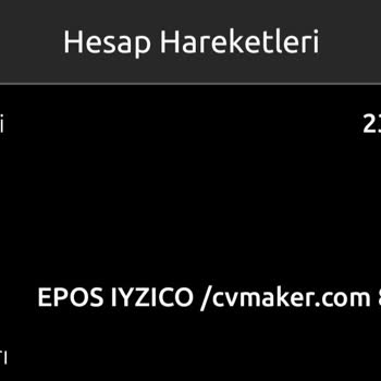 Cvmaker.com.tr Haberiz Karttan Para Çekme