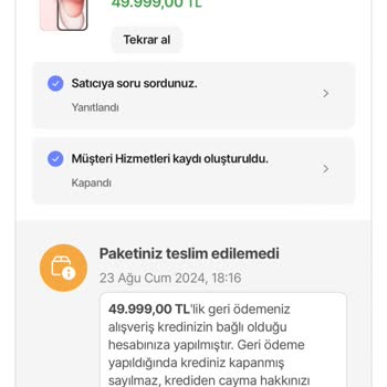 Hepsiburada-HEPSİFİNANS-Media Markt Mağduriyeti Ve İlgisizlik