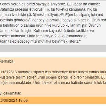 Hepsiburada Ülke Kanunlarıyla Yönetilmiyor, Hb Pişmanlıktır.