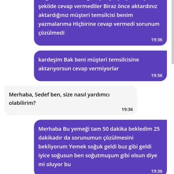 Burger King Canlı Destek Hattı Beni Cevapsız Bıraktı Ürünler Buz Gibi