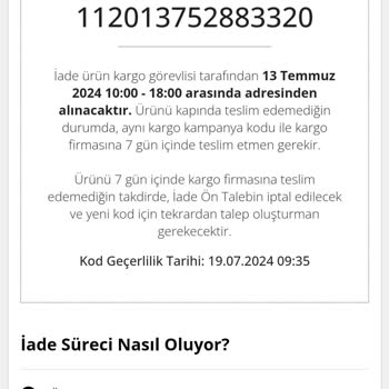 N11.com Ürünü İade Verdim Geri Bana Geldi