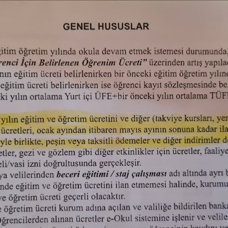Mba Okulları Fahiş Kırtasiye Ve Kitap Ücreti