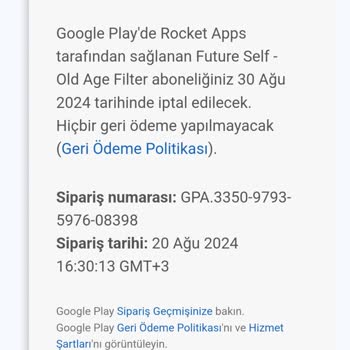 Google Play Kredi Kartı Bilgilerimi Kullanarak Bilgim Dışında Para Çekti!