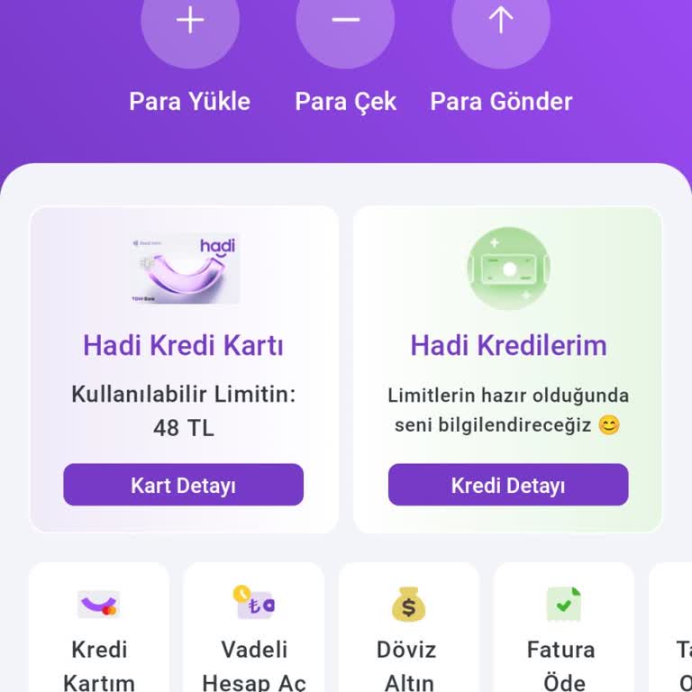 Hadi - TOMBANK Hadi Limit Sorunu