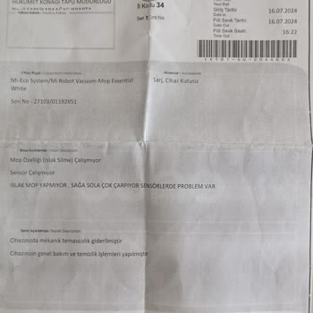 Ouno Service Tamir Edilmeden Gönderildi