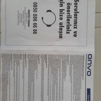 Onvo Televizyonun Ekranında Işık Sızmaları Hatası