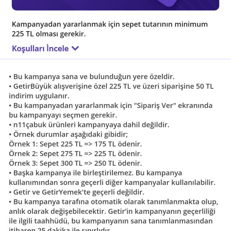 Getir Büyük Promosyon Sorunu Ve Canlı Destek Deneyimi