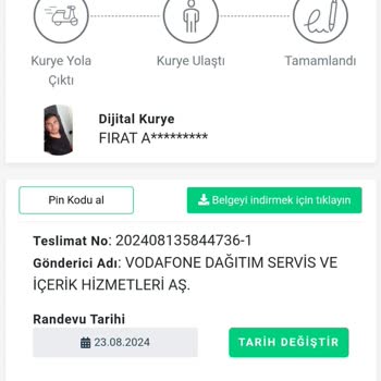 Dijital Kurye Vodafone Kurye Hizmetinde Yaşanan Aksaklıklar