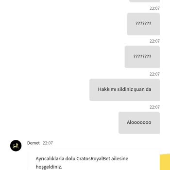 Cratos Royal Bet Cratosroyal Bet İnsanları Mağdur Etmeye Devam Ediyor