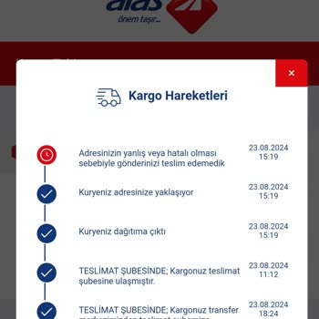 Aras Kargo Alanya Damlataş Şubesi Adres Teslim Yapmıyor