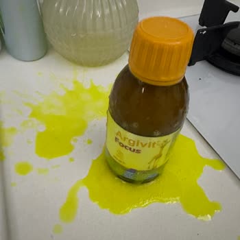Argivit Şurup'un Kapağını Açtığımda Köpürmesi