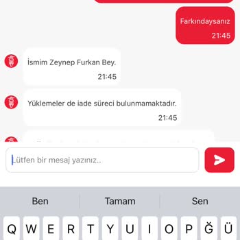 Tıkla Gelsin Müşteri Hizmetleri Sorunu