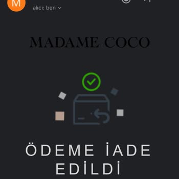 Madame Coco Ürünlerim Benim Onayım Dışında İptal Edildi