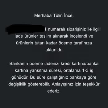 Madame Coco Ürünlerim Benim Onayım Dışında İptal Edildi