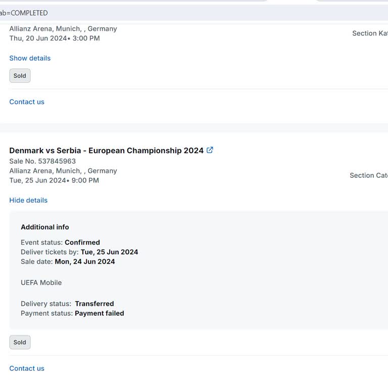Viagogo 60 Gündür Ödenmeyen Bilet Satış Ücreti