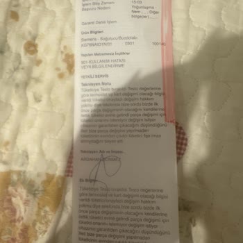 Siemens Buzdolabında Sürekli Arıza Ve Servis Sorunları