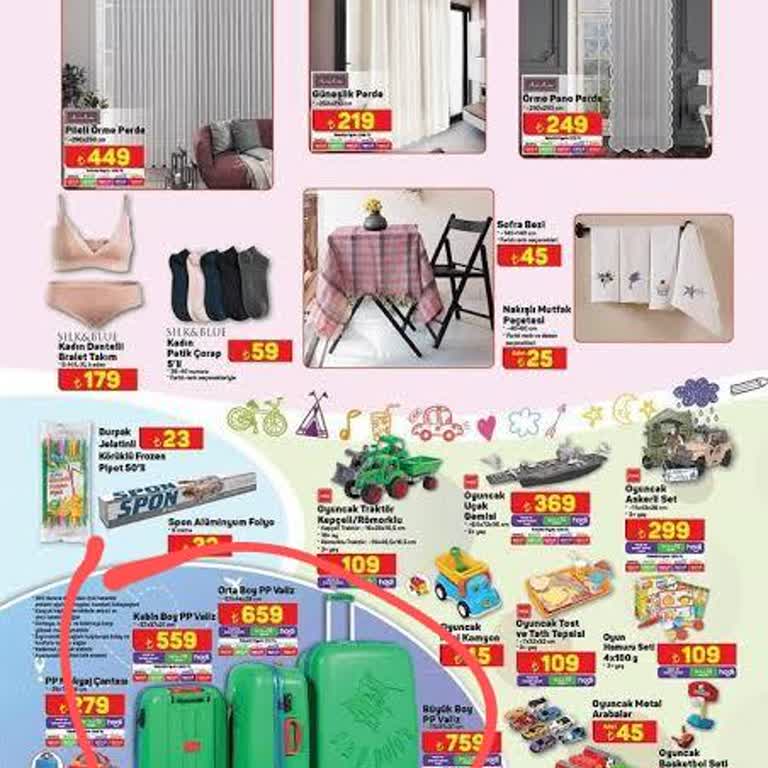 A101 Mağazalara Göndermediği Ürünü Broşüre Koyuyor