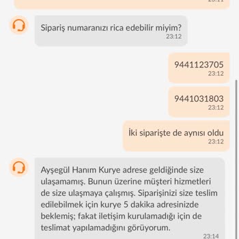 Trendyol Yemek Para İadesi Yapmadı