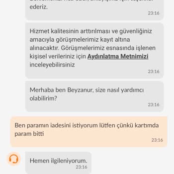 Trendyol Yemek Para İadesi Yapmadı