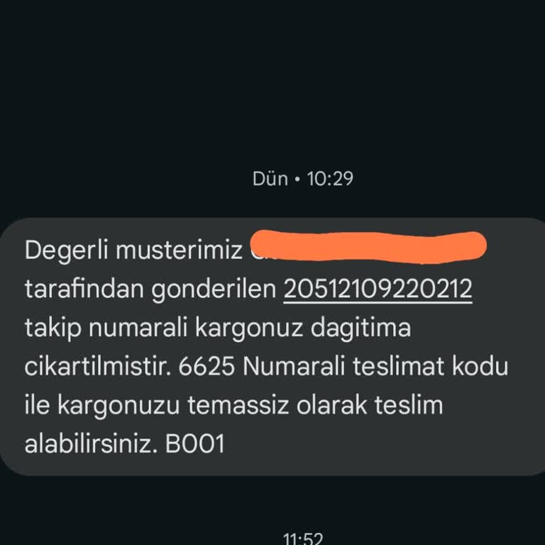 Sürat İle İlgisi Olmayan Sürat Kargo
