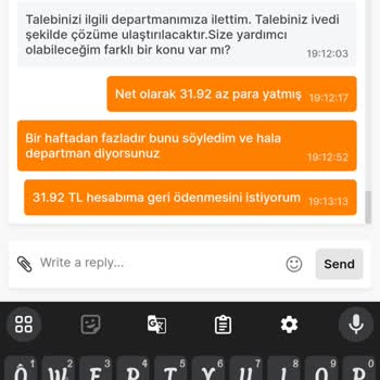 Migros İade Ettiğim Ürünün Parasını Eksik Yatırmış