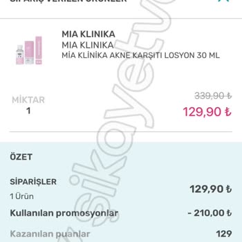 Mia Klinika Akne Karşıtı Solüsyon Kırık Çıktı!