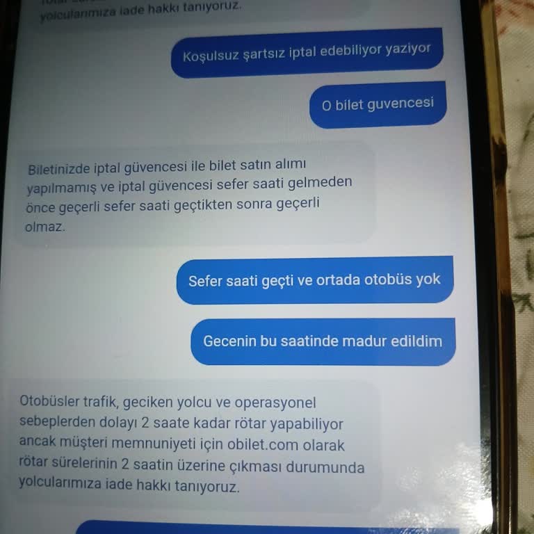 Obilet Gece Yolculuğunda Mağduriyet: Otobüs Gecikmesi Ve İptal Sorunu