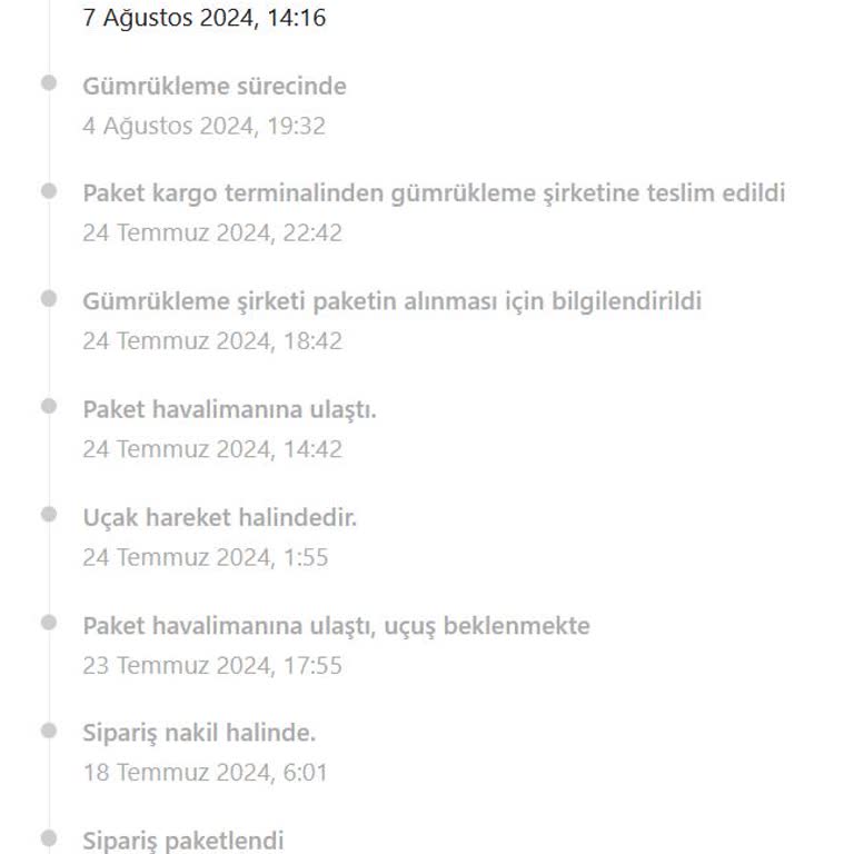 MNG Kargo Gümrük İşlemleri Tamamlanmış Temu Paketimin Bekletilmesi