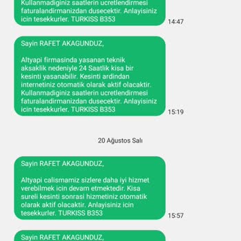 Türkiss Hizmet Kalitesi Ve Fiyat Politikası Sorunu