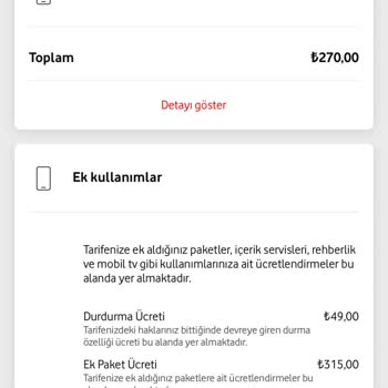 Vodafone VPN Ücreti Haksız Yansıdı