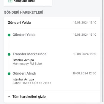 Trendyol Pişmanlıktır Teslim Edilmeyen Kargolar