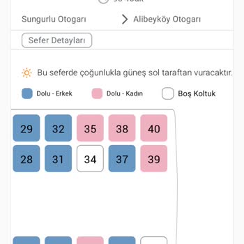 Obilet Yanlış Koltuk Bilgisi