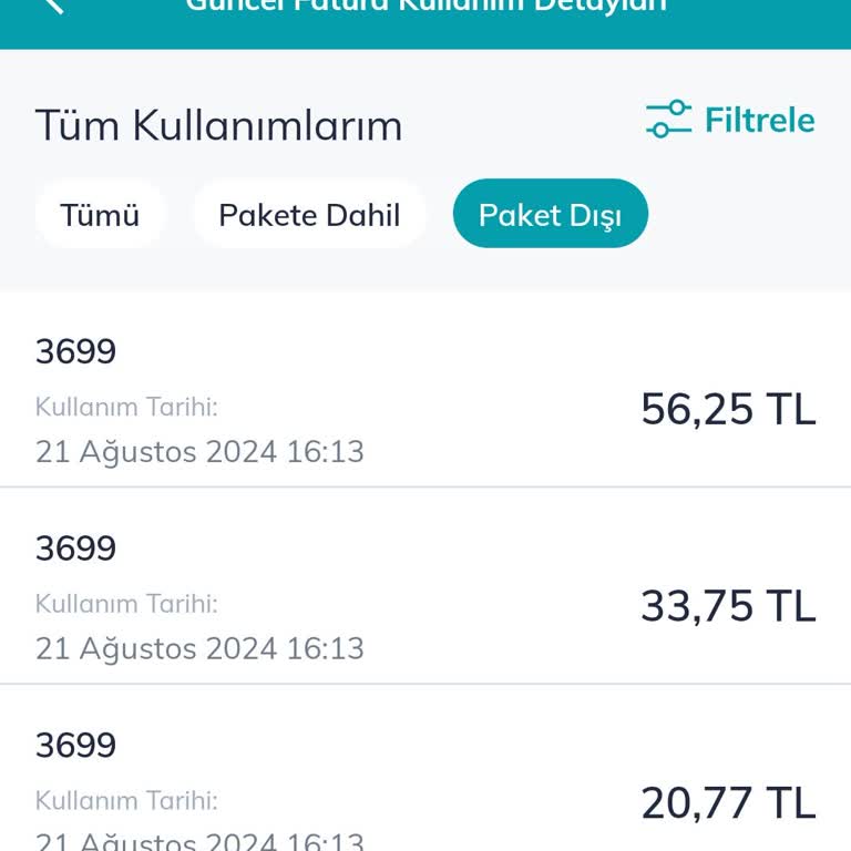 Türk Telekom Faturama Ekstra Ücret Yansıtıldı
