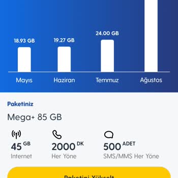 Paket Yükseltme Sorunu: Yetersiz İnternet ve Çözüm Eksikliği