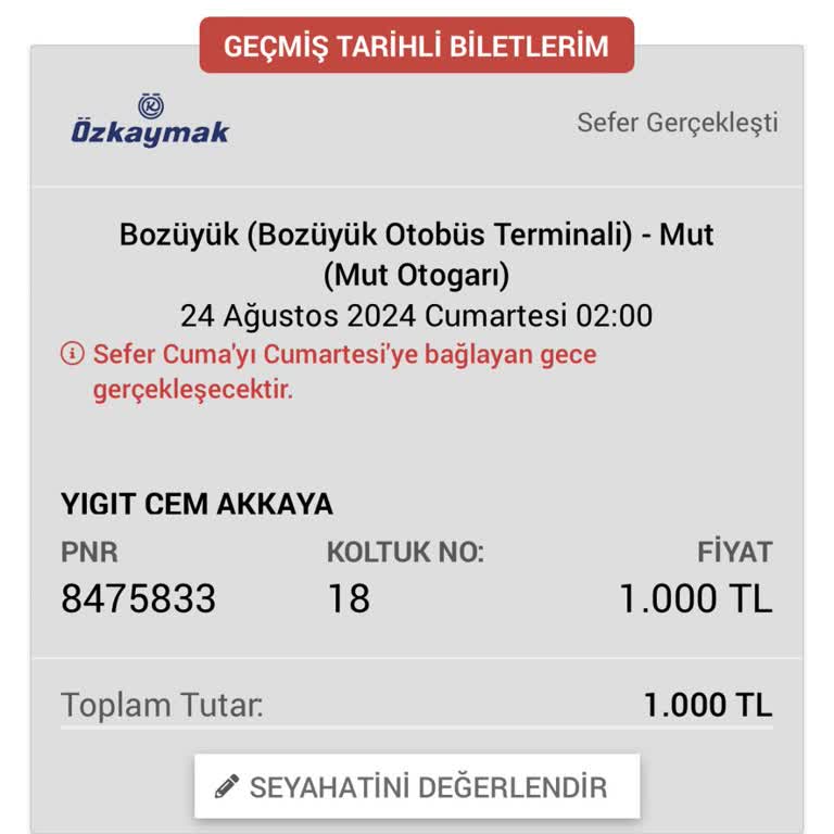 Özkaymak Turizm Mola Vermiyor Bu Durumdan Tüm Yolcular Şikayetçi
