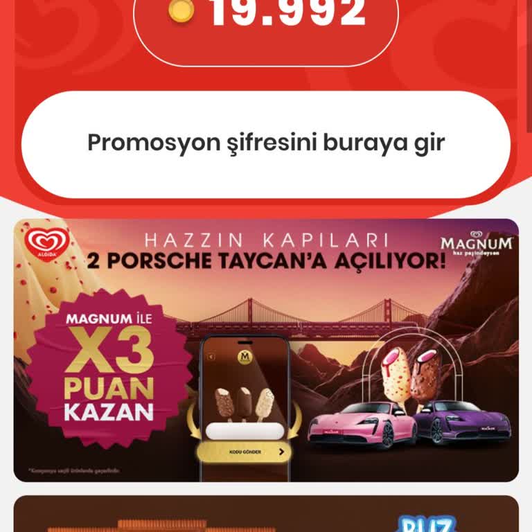 Algida Kazan Puan Mağduriyeti