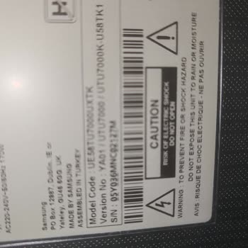 Samsung UE58TU7000 Kendiliğinden Açılıp Kapanmaya Sorunu