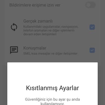 Tecno Camon 20 Pro Kısıtlanmış Ayarlar