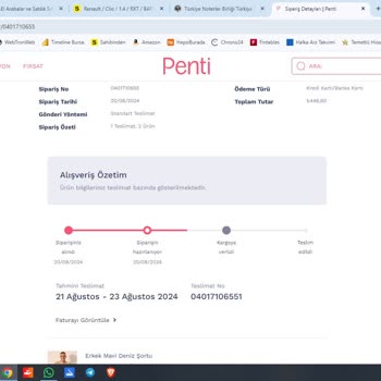 Penti Kargo Sorumsuzluğu Ve İlgisiz Cevaplar