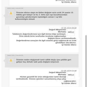 Saat & Saat 3. Defa Aynı Arıza